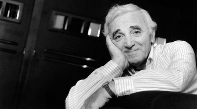 Image result for Charles Aznavour handkachief gif